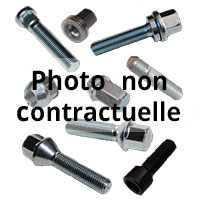 Jante acier MERCEDES Util. BN029/6 vis Vis:Tête<br>de19-Filetage14x150-Long=34-portée<br>sphérique